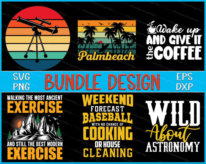 Summer Bundle SVG Coffee PNG