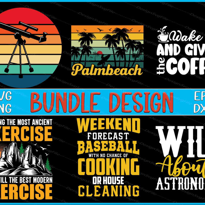 Summer Bundle SVG Coffee PNG