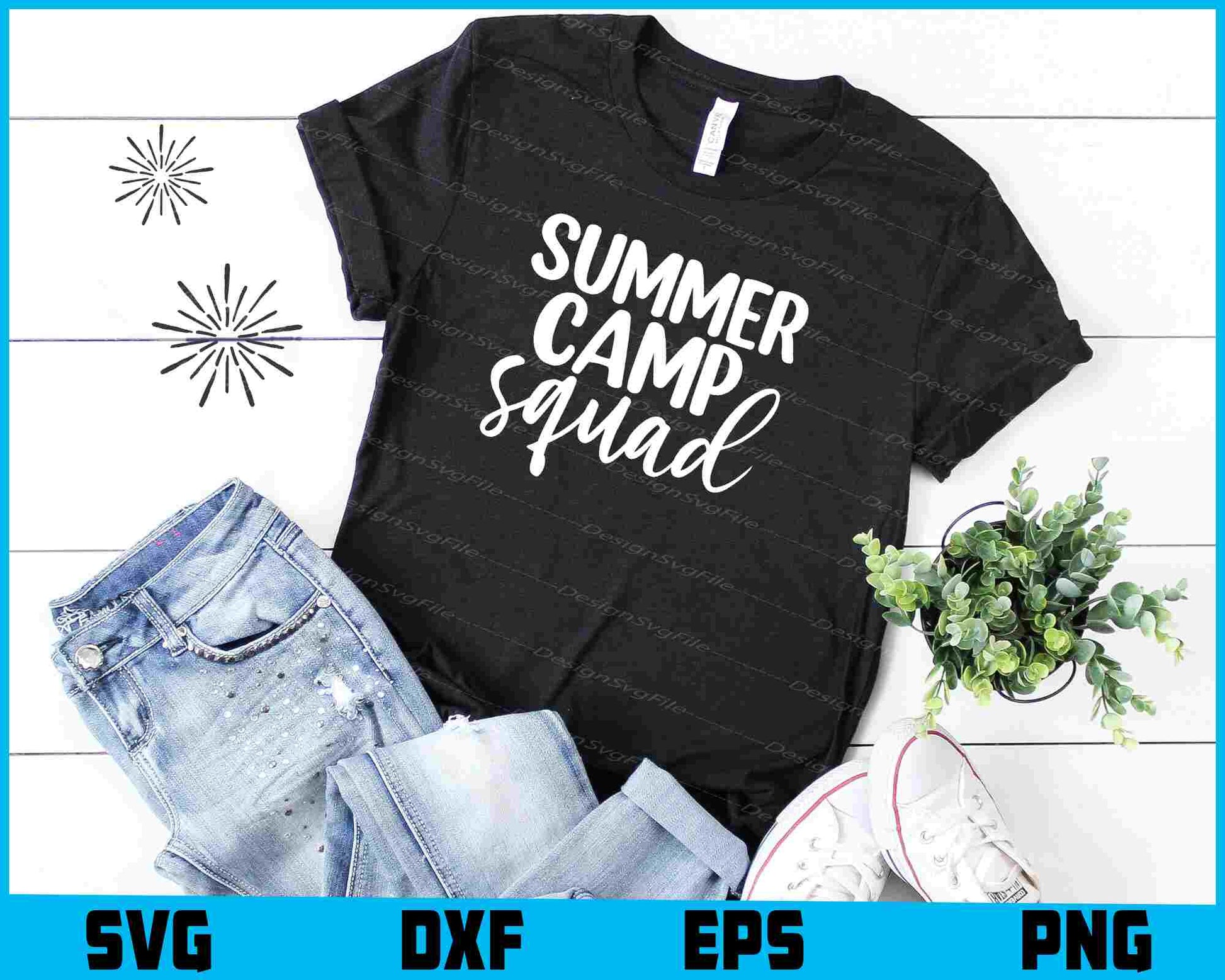 Summer Camp Squad SVG PNG Cutting File  - Premium Cutting Files in SVG, PNG & EPS Formats - Premium SVG Cutting Files for Crafts