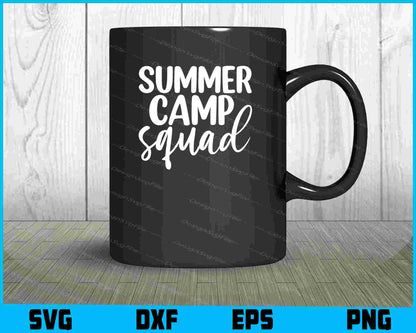 Summer Camp Squad SVG PNG Cutting File  - Premium Cutting Files in SVG, PNG & EPS Formats - Premium SVG Cutting Files for Crafts