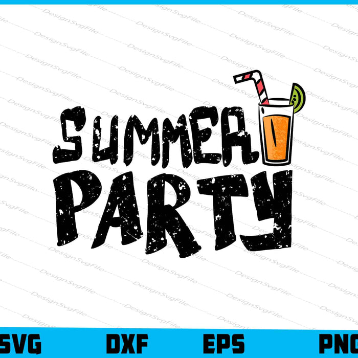 Summer Party SVG