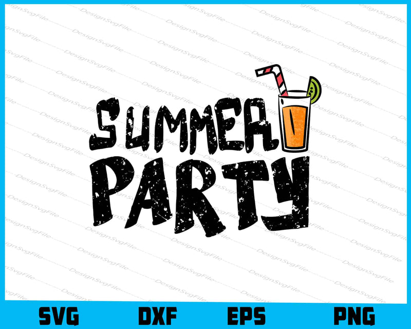 Summer Party SVG