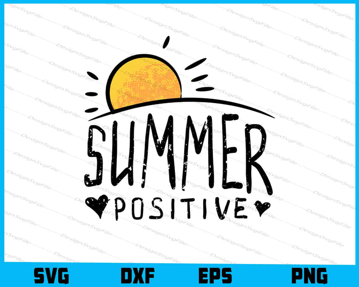 Summer Positive SVG