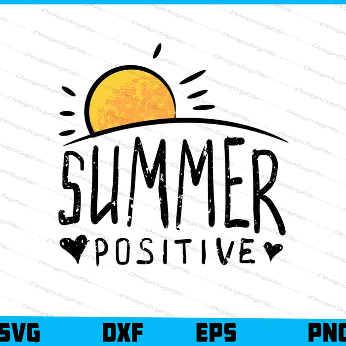 Summer Positive SVG