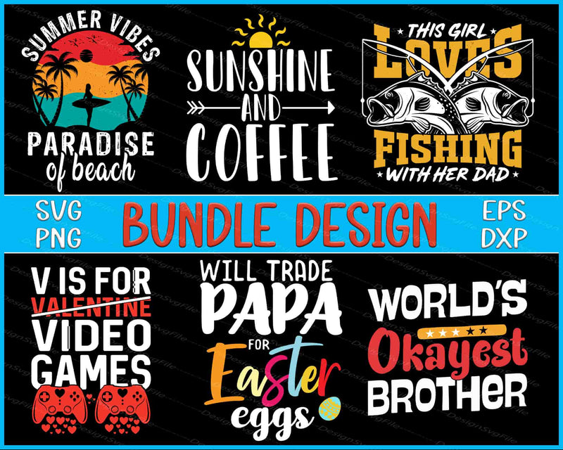 Collection of humorous and themed text designs with various graphics on a black background.
