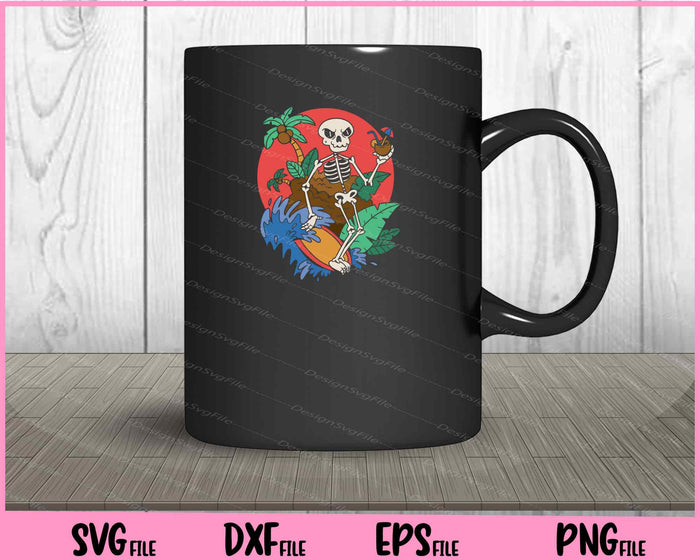 Surfing Skeleton funny Svg Cutting Printable Files  - Premium Cutting Files in SVG, PNG & EPS Formats - Premium SVG Cutting Files for Crafts