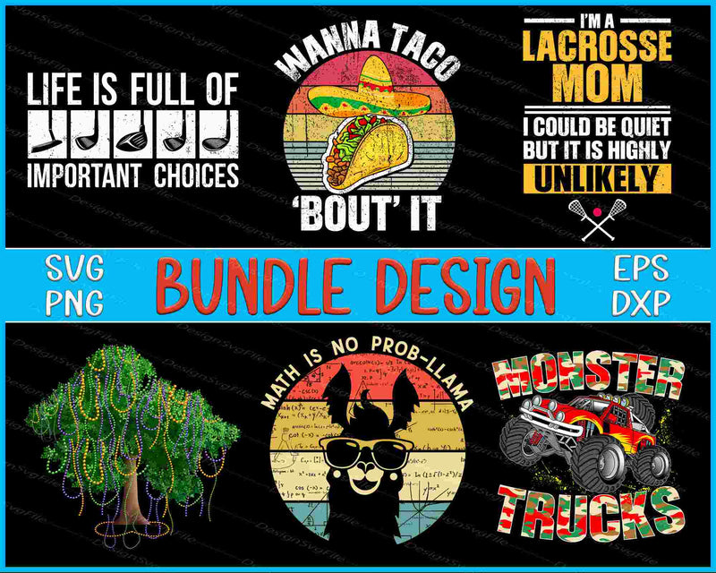 Taco Bundle SVG, Llama PNG