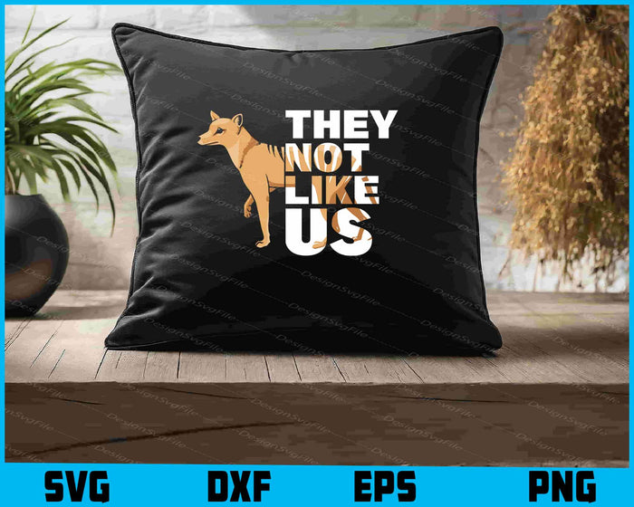 Tasmanian Tiger SVG, They Not Like Us SVG