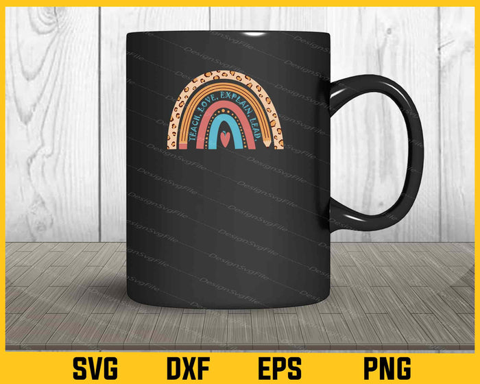 Teach, Love, Explain, Lead, Inspire, Listen Svg Cutting Printable File  - Premium Cutting Files in SVG, PNG & EPS Formats - Premium SVG Cutting Files for Crafts