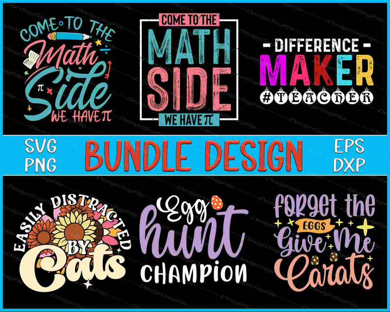Teacher Bundle SVG, Egg hunt PNG