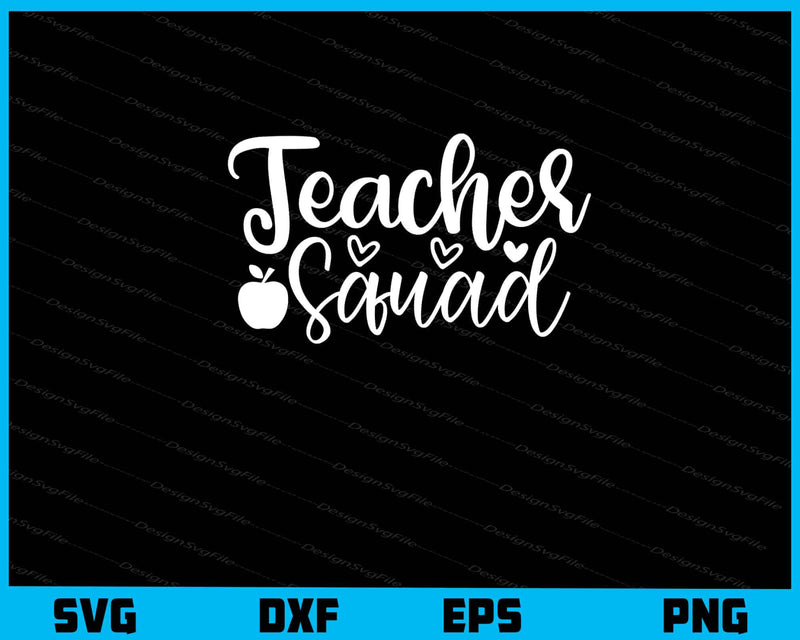 Teacher Squad svg