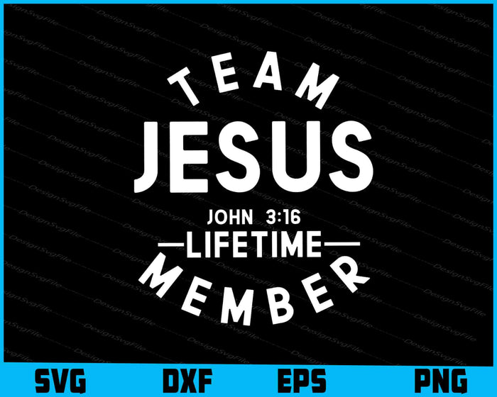 Team Jesus Religious God SVG