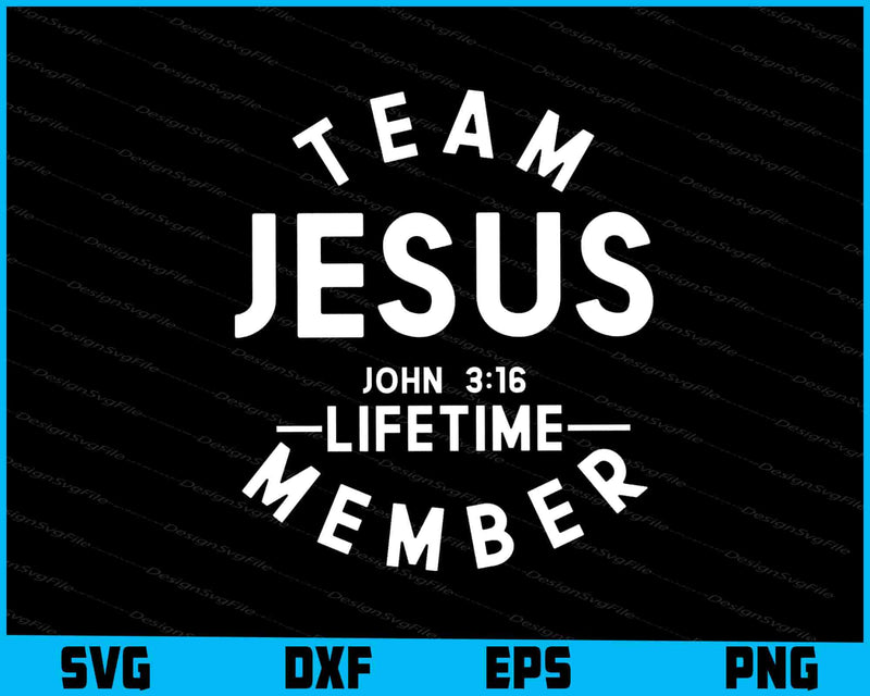 Team Jesus Religious God SVG
