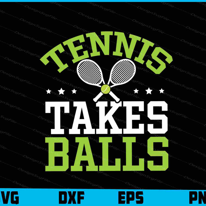 Tennis Takes Balls