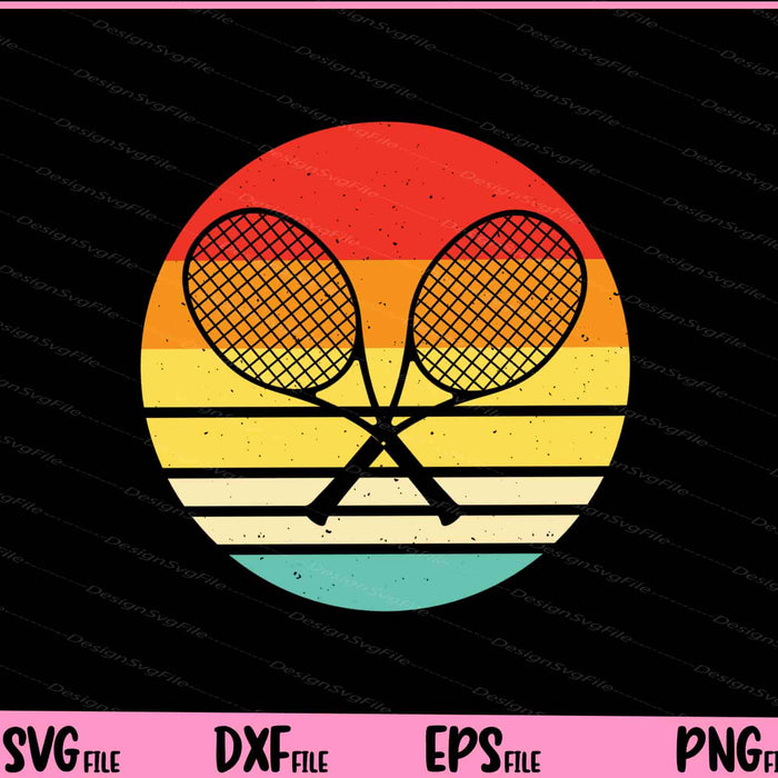 Tennis vintage Ball Svg Cutting Printable Files  - Premium Cutting Files in SVG, PNG & EPS Formats - Premium SVG Cutting Files for Crafts