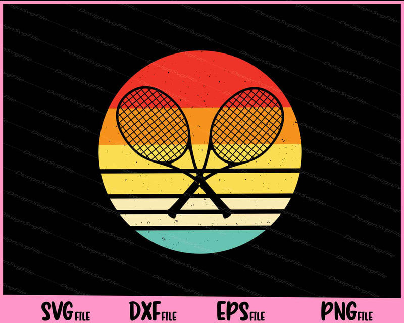 Tennis vintage Ball Svg Cutting Printable Files  - Premium Cutting Files in SVG, PNG & EPS Formats - Premium SVG Cutting Files for Crafts