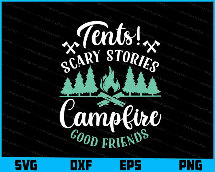 Camping Bundle SVG Summer Camp PNG