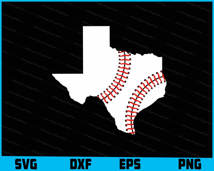 Texas Baseball SVG, Texas Country Map PNG
