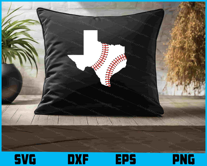 Texas Baseball SVG, Texas Country Map PNG