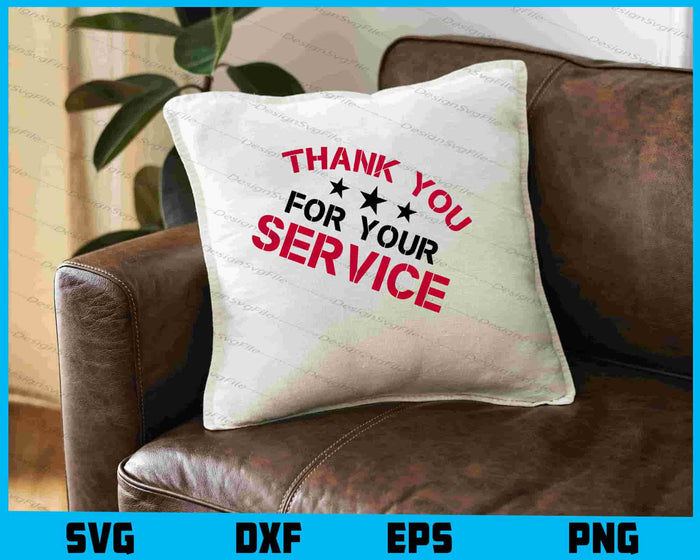 Thank You For Your Service, American Soldiers SVG