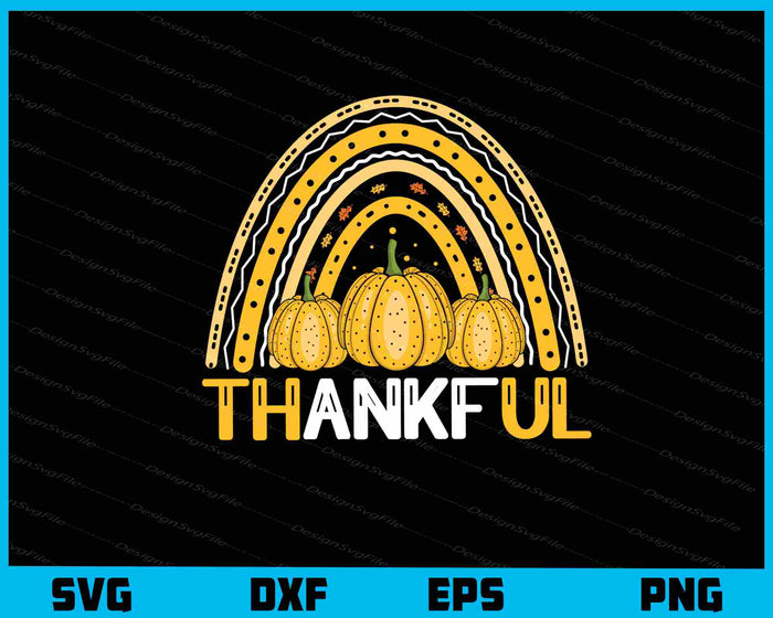 Thankful Pumpkin Svg Cutting Printable File  - Premium Cutting Files in SVG, PNG & EPS Formats - Premium SVG Cutting Files for Crafts