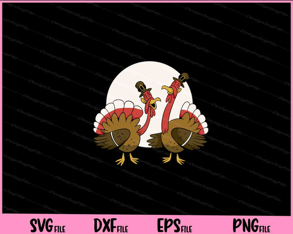 Thanksgiving Turkeys Day svg