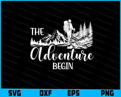 The Adventure Begin SVG