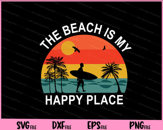 The Beach is My Summer Svg Cutting Printable Files  - Premium Cutting Files in SVG, PNG & EPS Formats - Premium SVG Cutting Files for Crafts