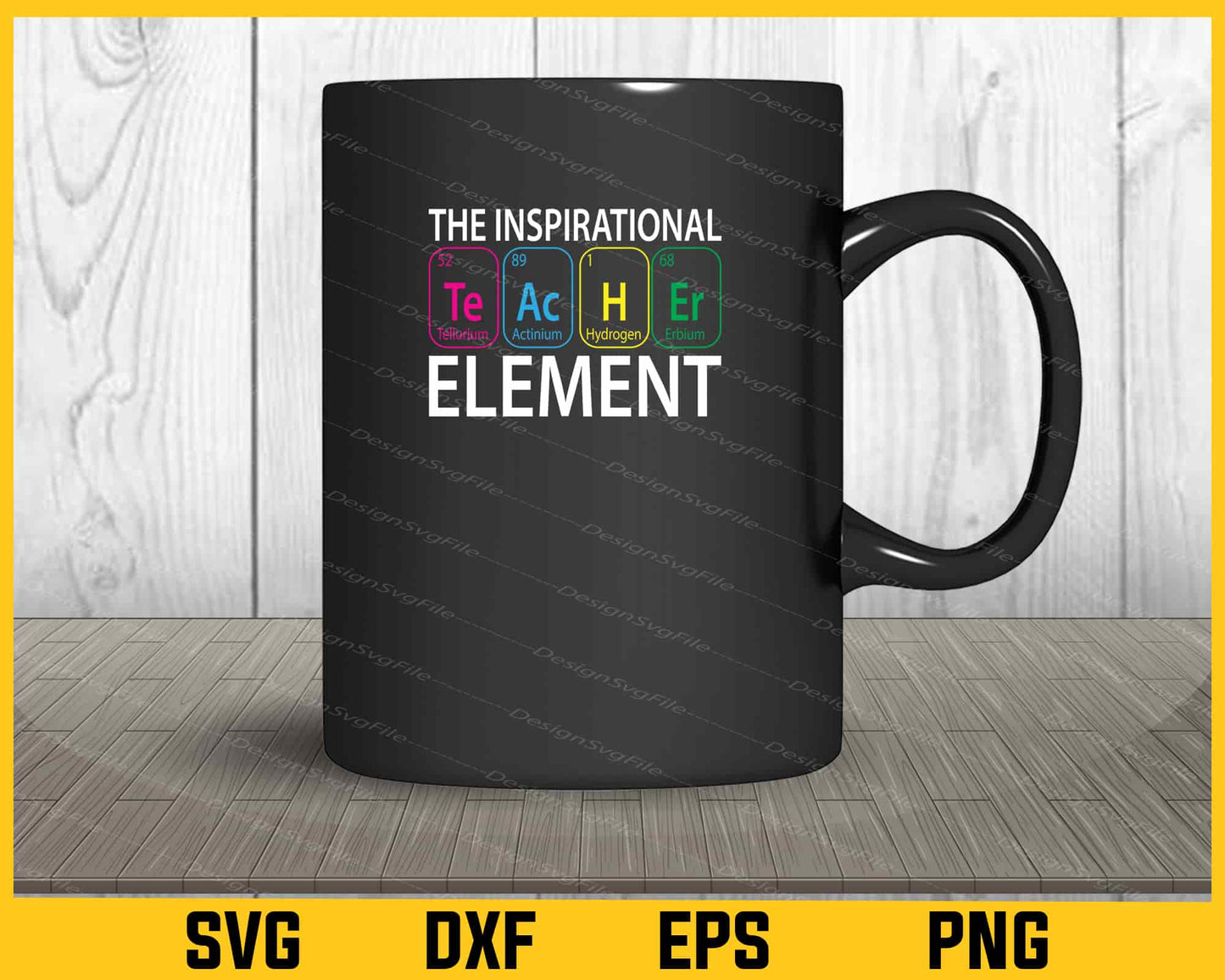 The Insprirational Element Teacher Day Svg Cutting Printable File  - Premium Cutting Files in SVG, PNG & EPS Formats - Premium SVG Cutting Files for Crafts