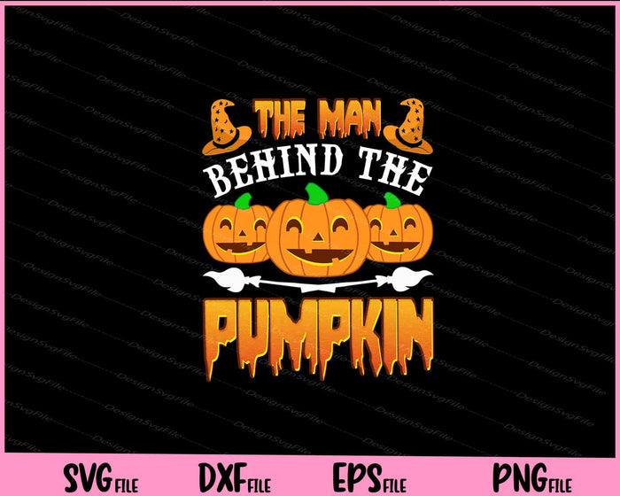 The Man Behind The Pumpkin Svg Cutting Printable Files  - Premium Cutting Files in SVG, PNG & EPS Formats - Premium SVG Cutting Files for Crafts