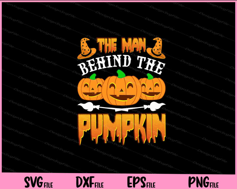 The Man Behind The Pumpkin Svg Cutting Printable Files  - Premium Cutting Files in SVG, PNG & EPS Formats - Premium SVG Cutting Files for Crafts