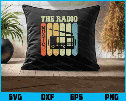 The Radio Music Vintage SVG