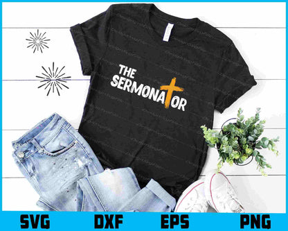 The Sermonator SVG, Pastor Shirt