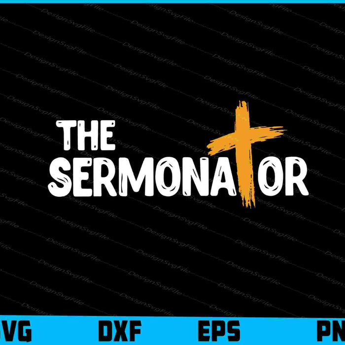 The Sermonator SVG, Pastor Shirt