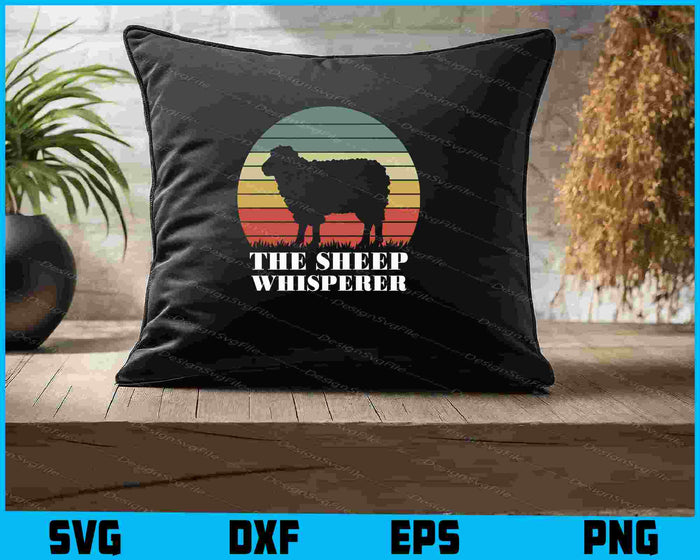 The Sheep Whisperer SVG, Animals PNG