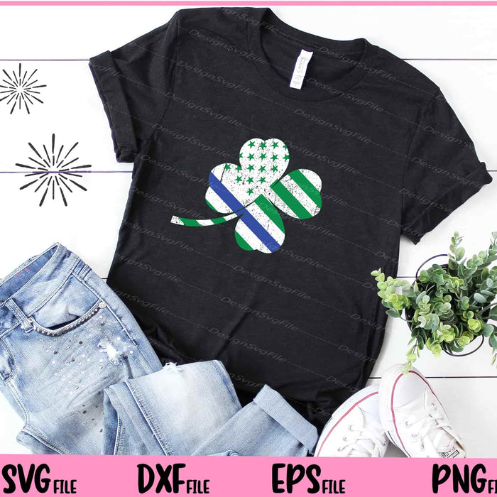 Thin Blue Line St.Patricks Day Police Officer Svg Cutting Printable File  - Premium Cutting Files in SVG, PNG & EPS Formats - Premium SVG Cutting Files for Crafts