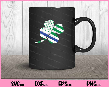 Thin Blue Line St.Patricks Day Police Officer Svg Cutting Printable File  - Premium Cutting Files in SVG, PNG & EPS Formats - Premium SVG Cutting Files for Crafts