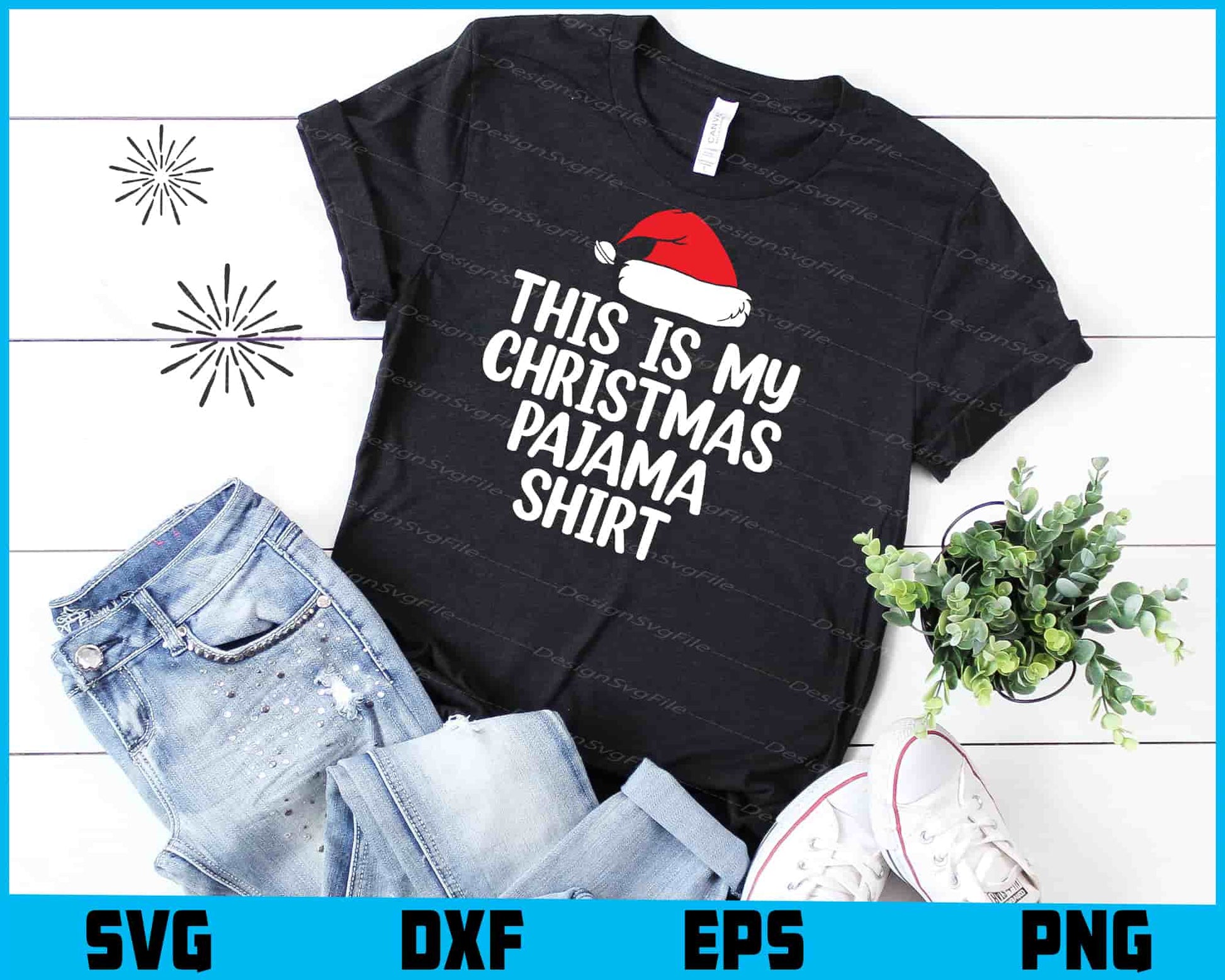 This Is My Christmas Pajama Shirt Svg Design Cricut Cutting Printable File  - Premium Cutting Files in SVG, PNG & EPS Formats - Premium SVG Cutting Files for Crafts