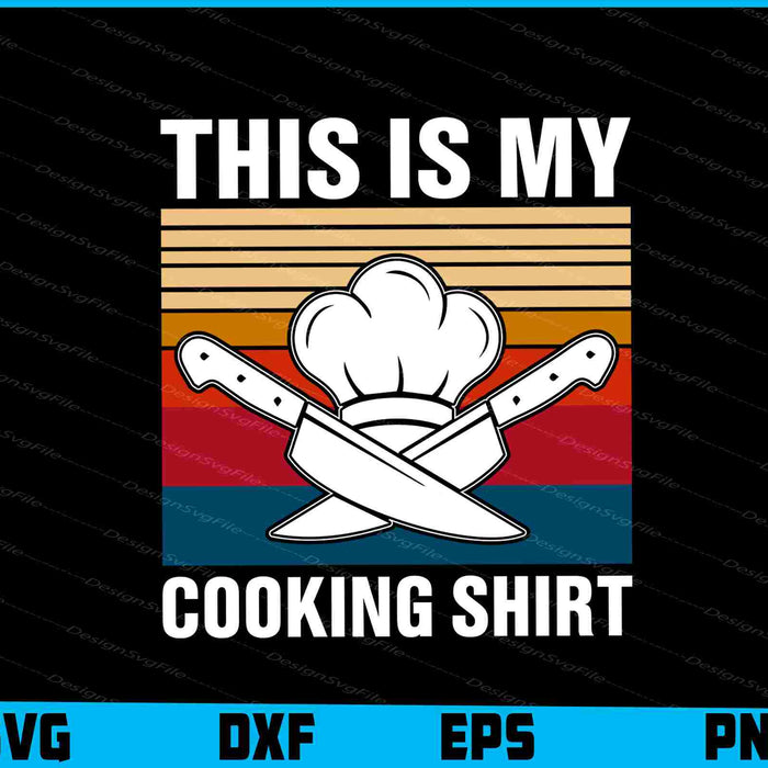 This Is My Cooking Vintage Shirt