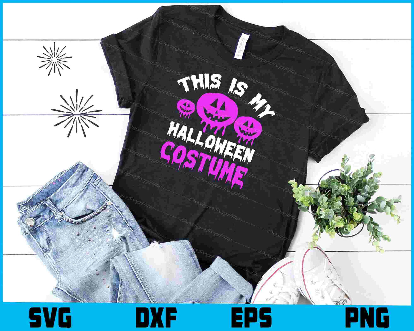 This Is My Halloween Costume SVG PNG Design Printable File  - Premium Cutting Files in SVG, PNG & EPS Formats - Premium SVG Cutting Files for Crafts