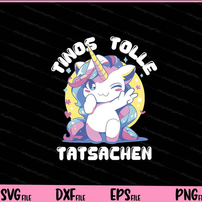 Tinos Tolle Tatsachen Unicorn Peace Sign Svg Cutting Printable Files  - Premium Cutting Files in SVG, PNG & EPS Formats - Premium SVG Cutting Files for Crafts