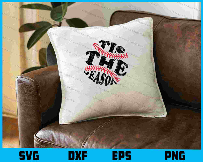 Tis The Season Baseball SVG