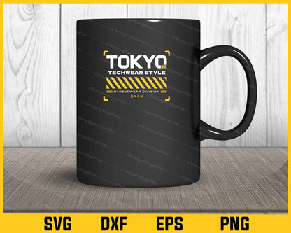 Tokyo Japan Techwear Style Svg Cutting Printable File  - Premium Cutting Files in SVG, PNG & EPS Formats - Premium SVG Cutting Files for Crafts