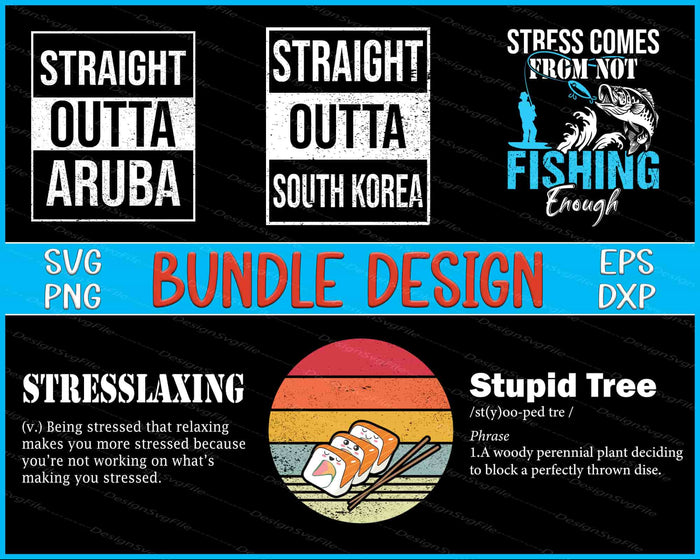 Travel SVG, Fishing PNG Bundle Sushi Roll