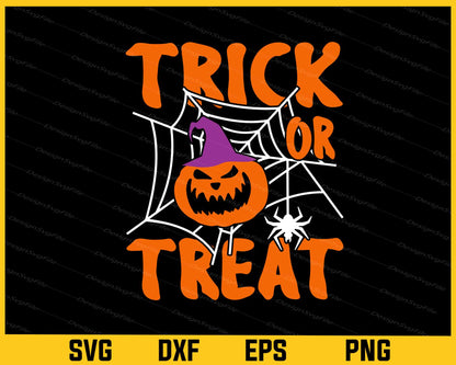 Trick Or Treat Halloween Svg Cutting Printable File  - Premium Cutting Files in SVG, PNG & EPS Formats - Premium SVG Cutting Files for Crafts