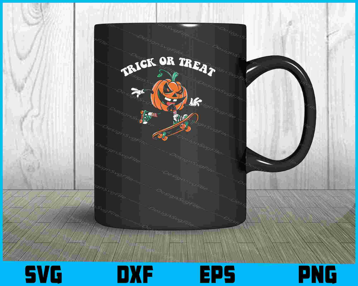 Trick Or Treat Halloween SVG PNG Sublimation Files  - Premium Cutting Files in SVG, PNG & EPS Formats - Premium SVG Cutting Files for Crafts