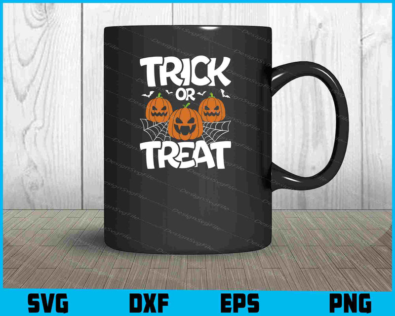 Trick Or Treat Halloween Svg Dxf Png For Silhouette, Cut Files  - Premium Cutting Files in SVG, PNG & EPS Formats - Premium SVG Cutting Files for Crafts