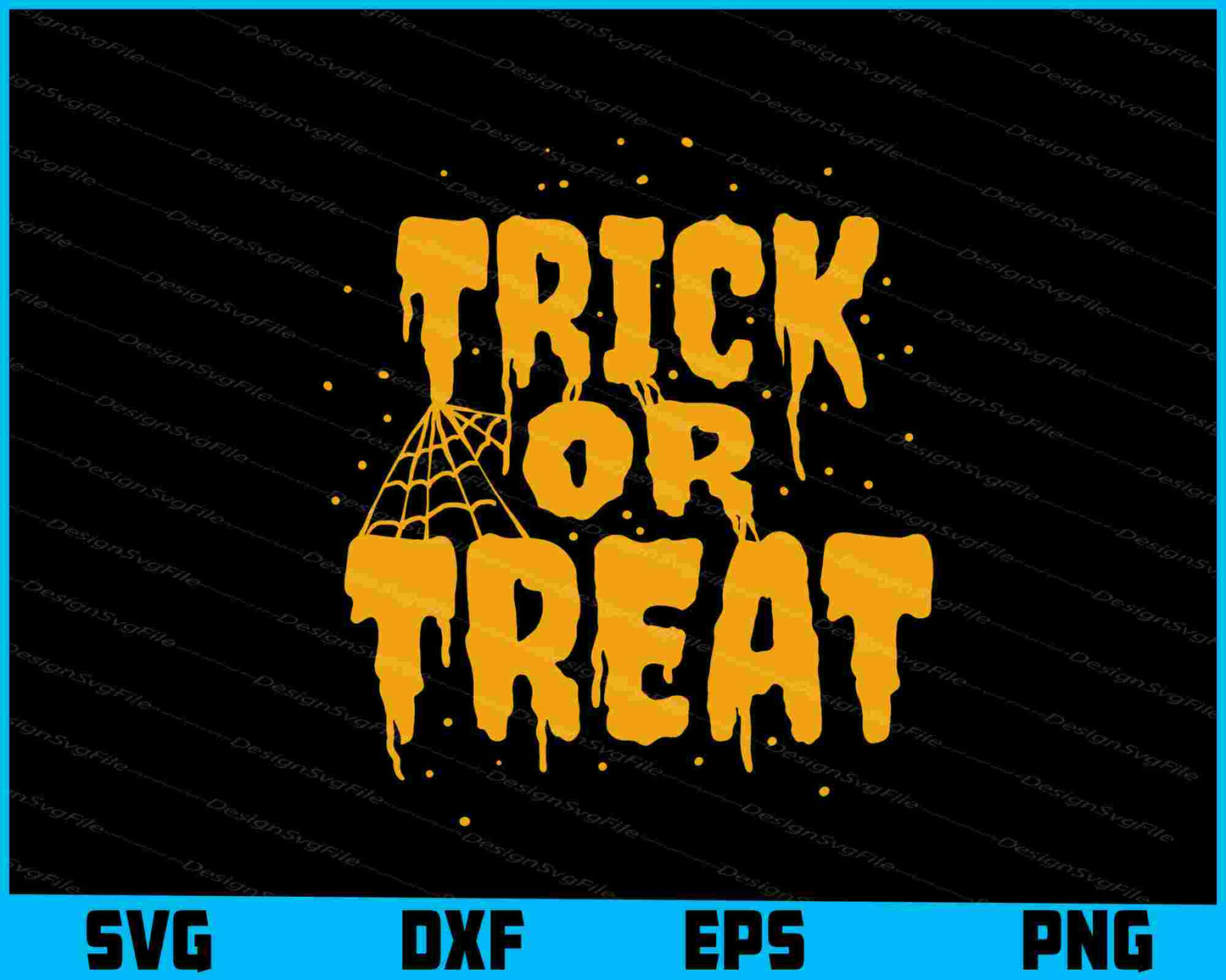 Trick Or Treat Halloween SVG PNG Design Printable File  - Premium Cutting Files in SVG, PNG & EPS Formats - Premium SVG Cutting Files for Crafts