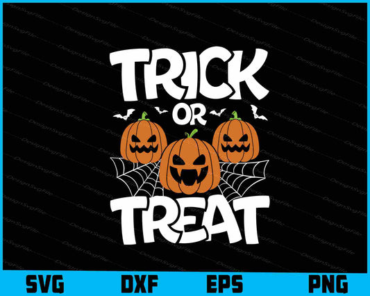 Trick Or Treat Halloween Svg Dxf Png For Silhouette, Cut Files  - Premium Cutting Files in SVG, PNG & EPS Formats - Premium SVG Cutting Files for Crafts