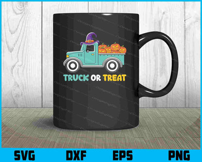 Truck Pumpkins Truck Or Treat Halloween SVG PNG Printable File  - Premium Cutting Files in SVG, PNG & EPS Formats - Premium SVG Cutting Files for Crafts